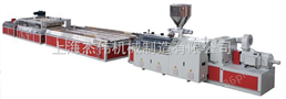 上海金纬机械PVC塑钢型材和PVC\PE\P P木塑型材生产线